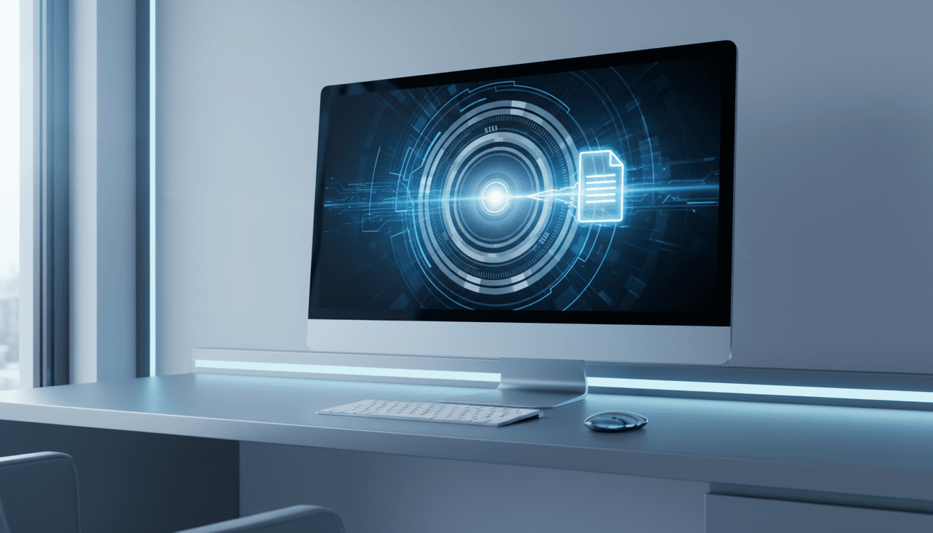 Secure document upload interface