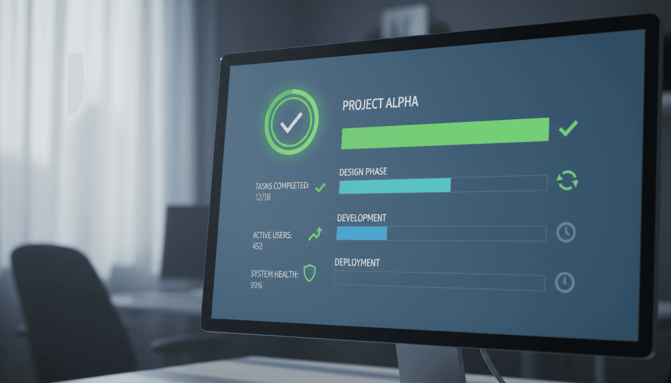 Real-time audit progress dashboard