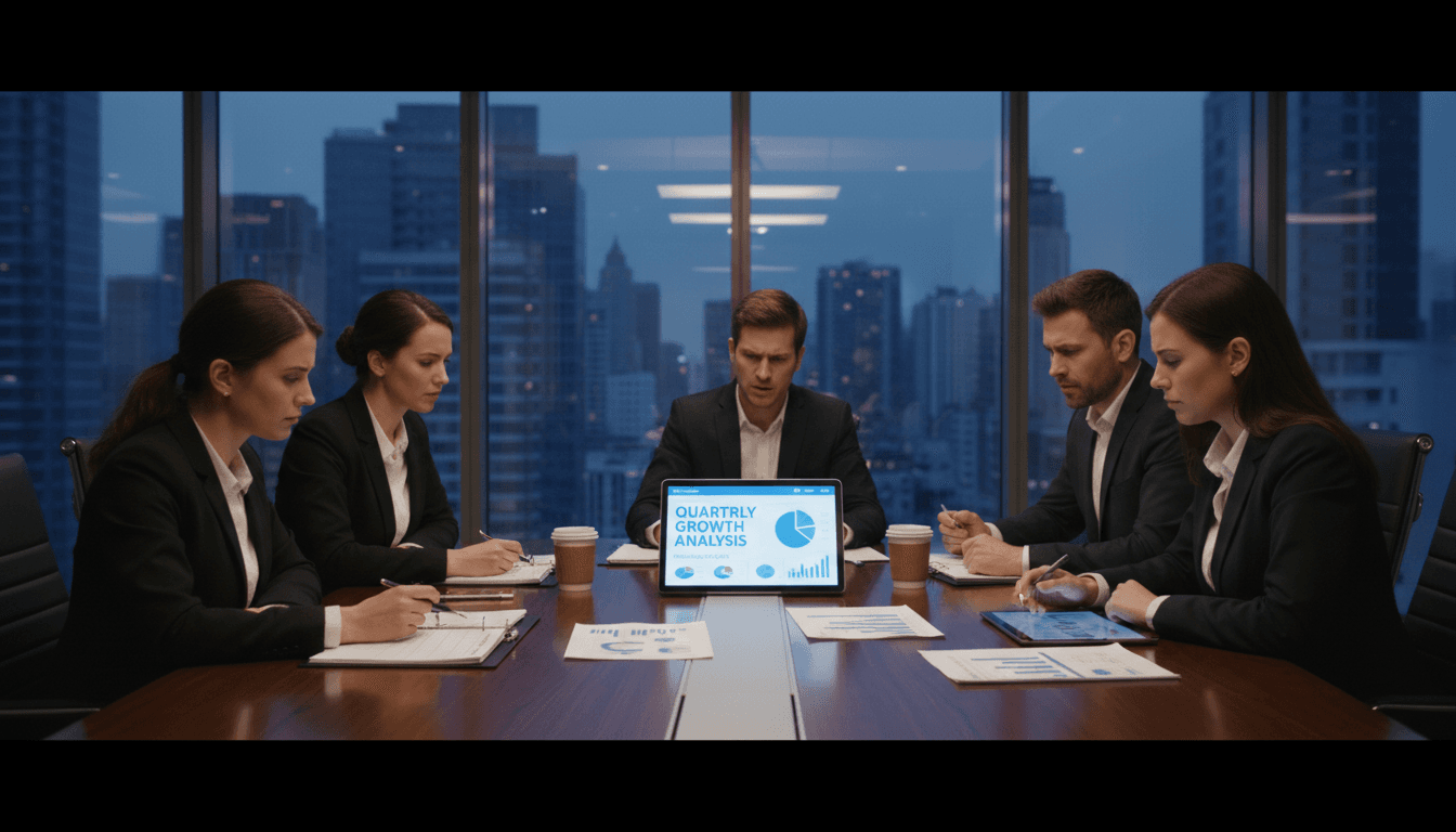 Team reviewing forensic audit results together