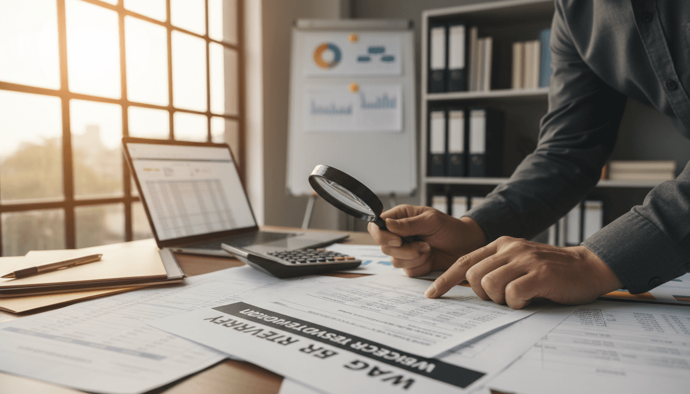 Wage and labor recovery forensic analysis